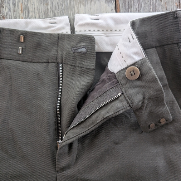 Aritzia Babaton Agency Pant City Wool Olive Green Women's 2 - Picture 6 of 11